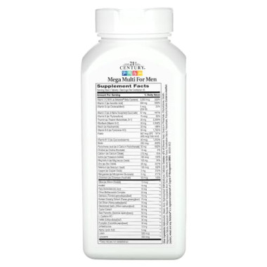 21st Century Mega Multi For Men Multivitamin & Multimineral - B006I7FKSG