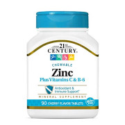 21st Century Zinc Plus Vitamins C & B-6 - B004QUDEVM 21st Century Zinc Plus Vitamins C & B-6 - B004QUDEVM