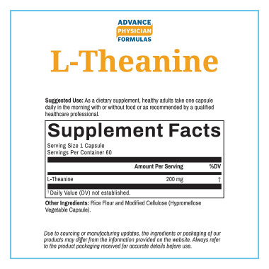 Advance Physician Formulas Inc. L-Theanine - B00HS1CVBK