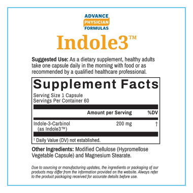 Advance Physician Formulas Indole 3 Carbinol Powerful Antioxidant - B00HS1CKBG