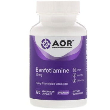 Advanced Orthomolecular Research AOR Benfotiamine - 