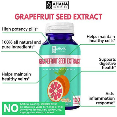 Ahana Nutrition Grapefruit Seed Extract Supports Digestive Health - B07CXR5WQ2