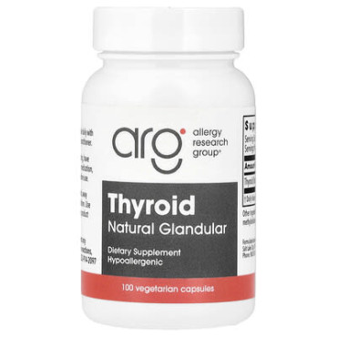 Allergy Research Group Thyroid Natural Glandular - 