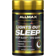 ALLMAX Nutrition Lights Out Sleep Melatonin + GABA + Valerian Root - B07GXX3KVL