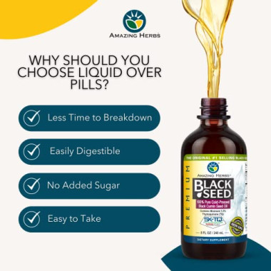 Amazing Herbs Premium Black Seed Oil - B0009EYIQ4