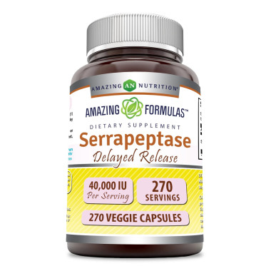 Amazing Nutrition Serrapeptase Supports Immune System Health - B00NHU6CZC
