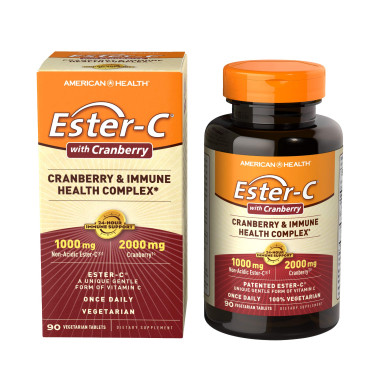 American Health Ester-C with Cranberry & Immune Health Complex - B004BJ47LO