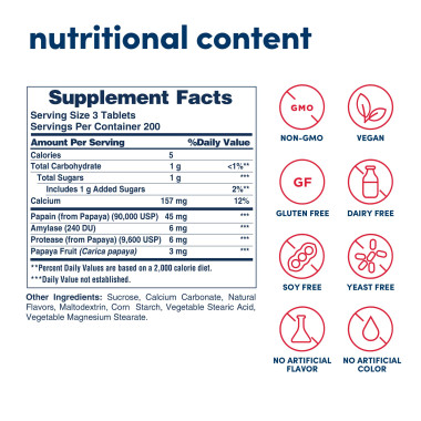 American Health Original Papaya Enzyme - B0014291SA