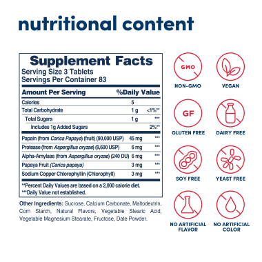 American Health Papaya Enzyme with Chlorophyll - B00016WUY2