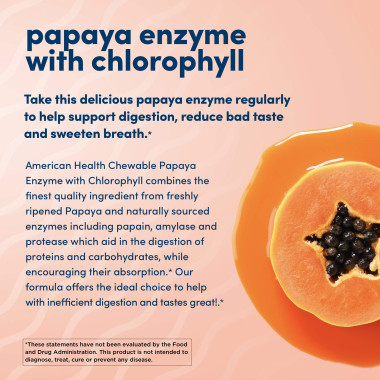 American Health Papaya Enzyme with Chlorophyll - B00016WUY2