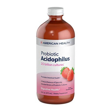 American Health Probiotic Acidophilus Strawberry Flavor - B00185UIL2