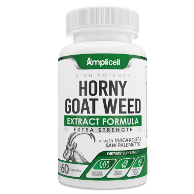 Amplicell Horny Goat Weed Enhanced Energy & Performance Booster for Men and Women - B082V6186P
