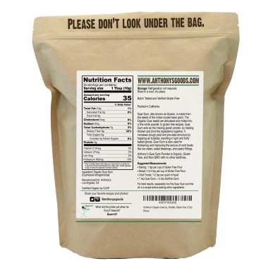 Anthony's Goods Guar Gum Organic Gluten-free Non-GMO - B079NS4Y9R