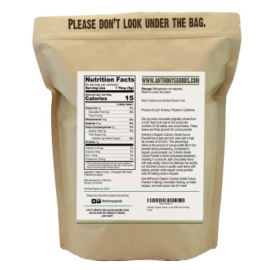 Anthony's Organic Culinary Grade Cocoa Powder - B07CJ83LRQ