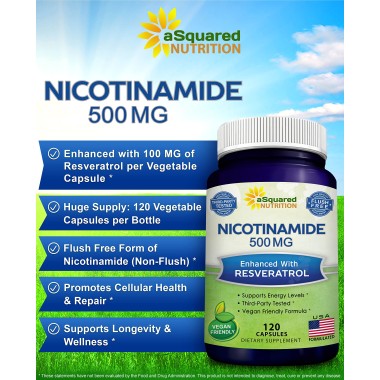 aSquared Nutrition Nicotinamide with Resveratrol - B07QD6YMZ6