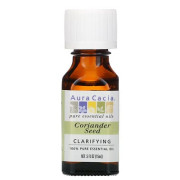 Aura Cacia 100% Pure Essential Oil Coriander Seed Clarifying - 