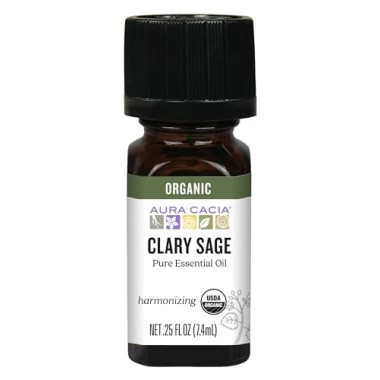 Aura Cacia Pure Organic Clary Sage Oil - B003N48ODK