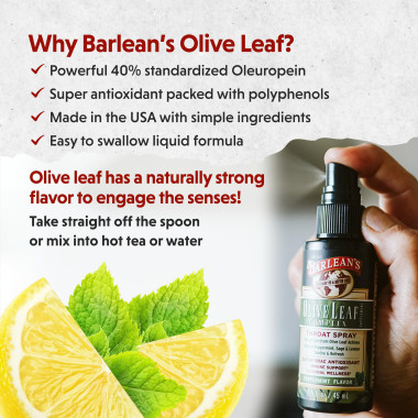 Barlean's Olive Leaf Complex Throat Spray - B004R0SJJ8