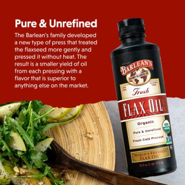Barlean's Organic Fresh Flax Oil - B002VLZ830