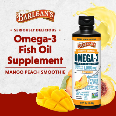 Barlean's Seriously Delicious Omega-3 Fish Oil - B003PRMACQ