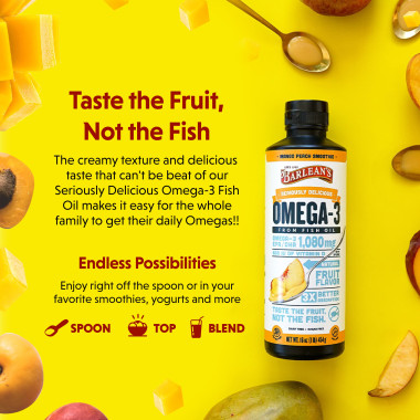 Barlean's Seriously Delicious Omega-3 Fish Oil - B003PRMACQ