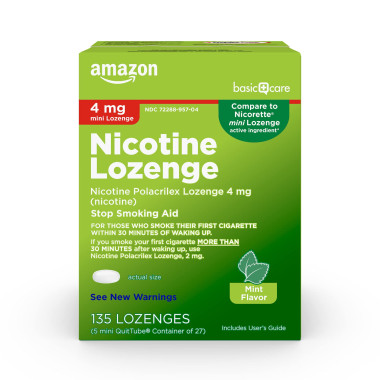 Basic Care Mini Nicotine Polacrilex Lozenge - B079HXQKW8