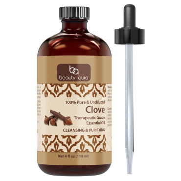 Beauty Aura Clove Oil Pure Therapeutic Grade - B019QOGOL4
