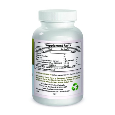 Best Naturals Black Currant Oil Essential Fatty Acid - B077Z6KGXY