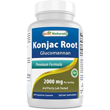Best Naturals Konjac Root Glucomannan Caps - B00I5VKI8K