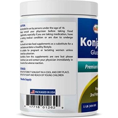 Best Naturals Konjac Root Glucomannan - B00S5H3HAA