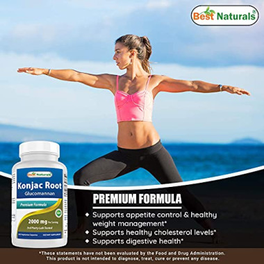 Best Naturals Konjac Root Glucomannan Caps - B00I5VKI8K