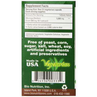 Bio Nutrition Moringa Super Food Moringa Oleifera - B00CA1FU2U