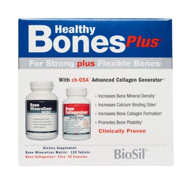 BioSil by Natural Factors Healthy Bones Plus Two-Part Program - B005FOC98C