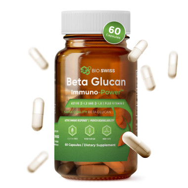 BioSwiss Beta Glucan Gluten-free Vegetarian Non-GMO - B07PKVLDG4