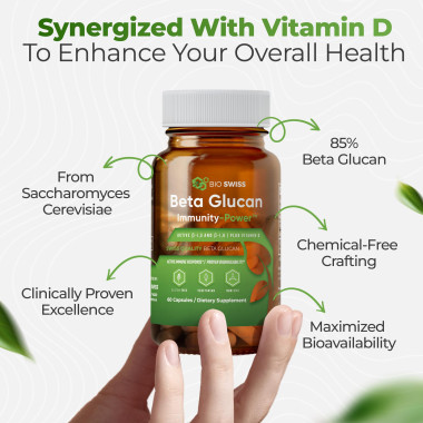 BioSwiss Beta Glucan Gluten-free Vegetarian Non-GMO - B07PKVLDG4