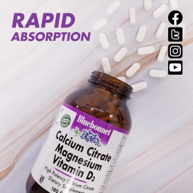 Bluebonnet Nutrition Calcium Citrate Magnesium Vitamin D3 - B0006IIGRA