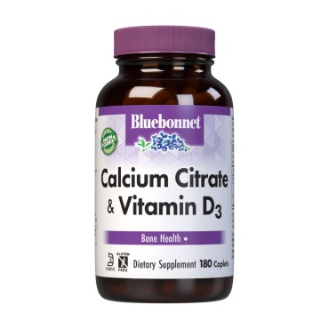 Bluebonnet Nutrition Calcium Citrate Plus Vitamin D3 - B001RMEOX4