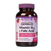 Bluebonnet Nutrition EarthSweet Chewables Vitamin B-12 & Folic Acid - B001FXODBS