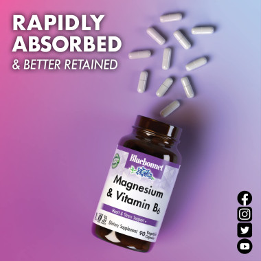 Bluebonnet Nutrition Magnesium Plus B6 - B000Z94R64