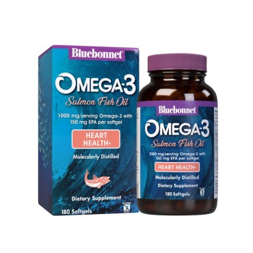 Bluebonnet Nutrition Natural Omega-3 Salmon Oil - B00028OJT8