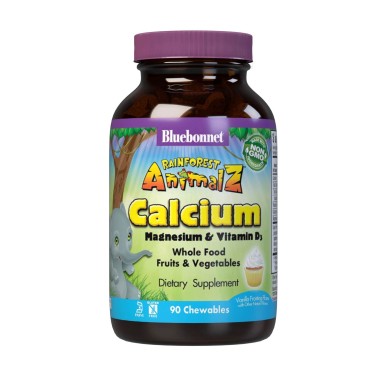 Bluebonnet Nutrition Super Earth Rainforest Animalz Calcium Magnesium & Vitamin D3 - B004WP2EQW