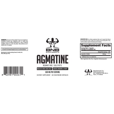 BNB Supplements Agmatine Sulfate - B07GSCJ8KX
