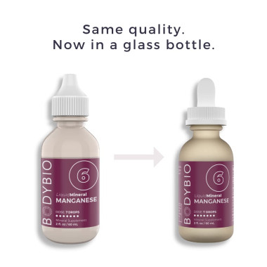 BodyBio Manganese Mineral Supplement - B075X37BHD