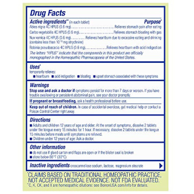 Boiron Acidil Indigestion - B005P0U3MK