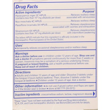 Boiron Quietude Sleep Aid - B01K1XZZGE