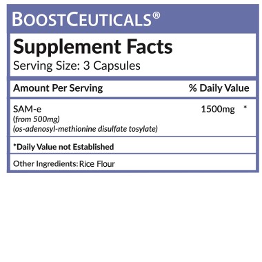 BoostCeuticals SAM-e Gluten-free - B013Q5TSRQ