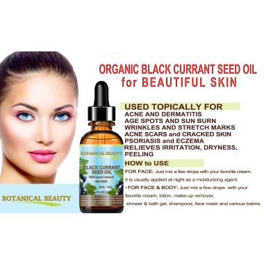 Botanical Beauty Black Currant Oil 100% Pure & Natural - B00IT5SIZM