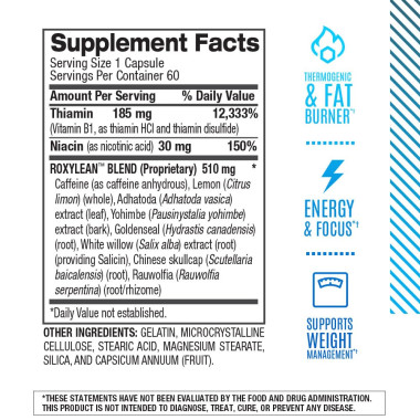 BPI Sports Roxylean Fat Burners - B01HOBZFMK