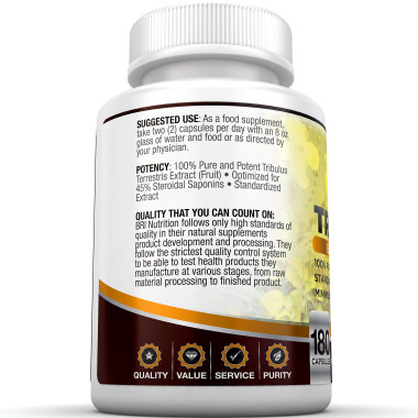 BRI Nutrition Tribulus Highest Purity On The Market - B00OM5WVEW