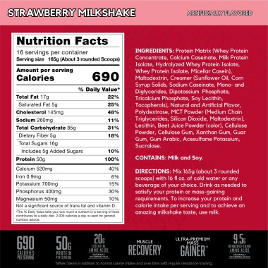 BSN True-Mass Ultra Premium Protein/Carb Matrix - B000GP5HO8